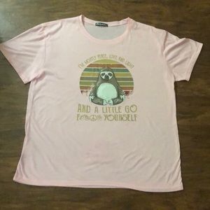 Pink t-shirt from fashion